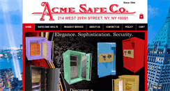 Desktop Screenshot of acmesafenewyork.com